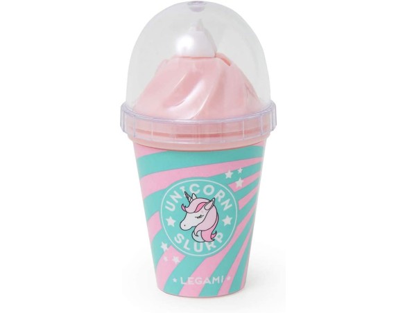 Legami - Correttore a Nastro, Altamente Coprente, Subito Riscrivibile, in Plastica, diametro 3 cm altezza 6,5 cm, Unicorn Slurp