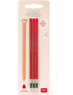 Legami - Refill per Penna Gel Cancellabile, Set 3 Pezzi,...