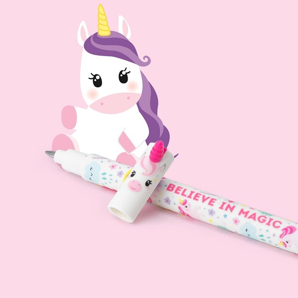 Legami - Penna Gel Cancellabile, unicorno Sfera...