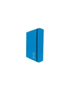 PORTAPROGETTO DA 10 CM lucido BLU AZZURRO