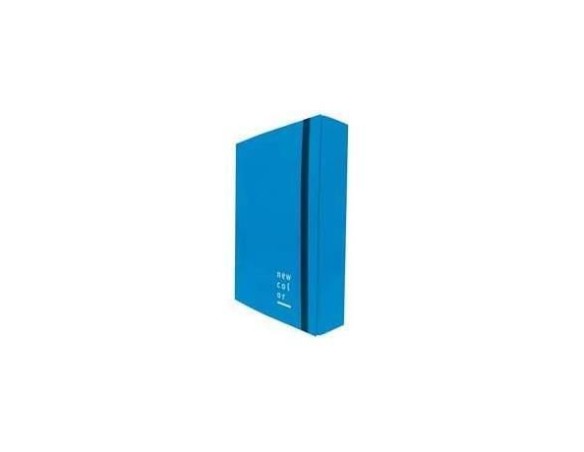 PORTAPROGETTO DA 10 CM lucido BLU AZZURRO