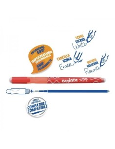 Penna OOPS Cancellabile Tappo ROSSO Carioca