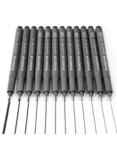 PENNINO PIGMENT LINER NERO STAEDTLER 308 07-9 MM.0,7...