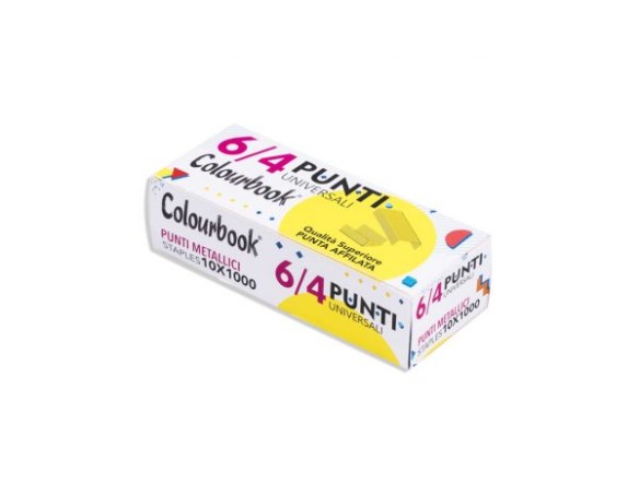 Punti metallici per cucitrice c.u colourbook