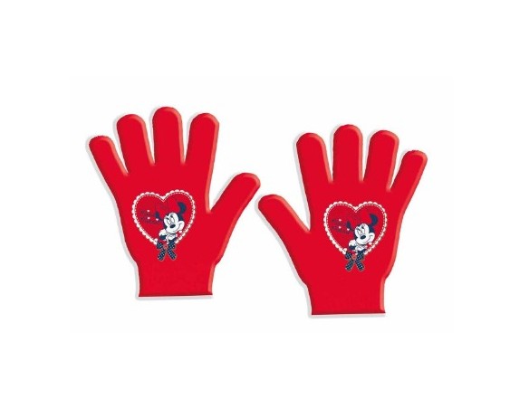 Minnie | GUANTI INVERNALI INVERNALE BAMBINA BIMBA MINNIE ROSSO