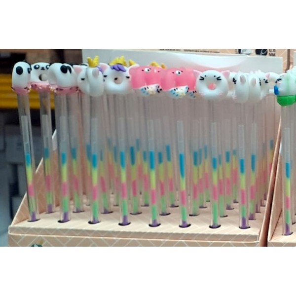 Penna Gel Multicolore marshmallow