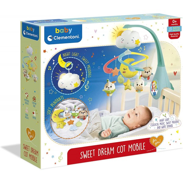 Clementoni- Sweet And Dream COT Mobile Culla O...