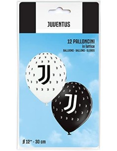 PALLONCINI IN LATTICE JUVENTUS, 30 CM, PER FESTE E...