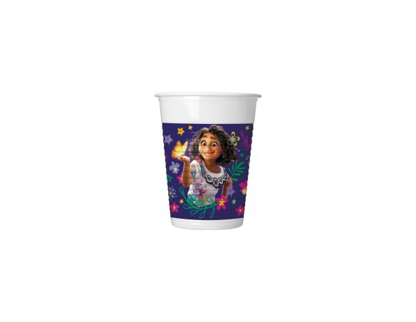 BICCHIERI ENCANTO 200 ML 8 PZ FESTA FESTIVO COMPLEANNO FEMMINUCCIA