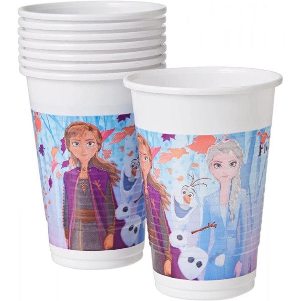 BICCHIERI FROZEN 200 ML 8 PZ FESTA FESTIVO...
