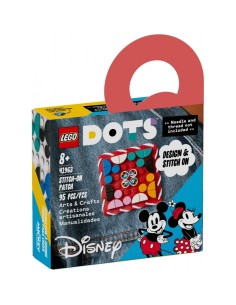 LEGO 41963 DOTS PATCH STITCH-ON TOPOLINO E MINNIE AGOSTO