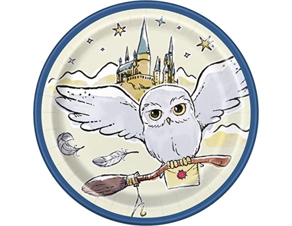 Piatti 18 cm 8 pz Harry Potter FESTA FESTIVO COMPLEANNO BAMBINO BIMBO