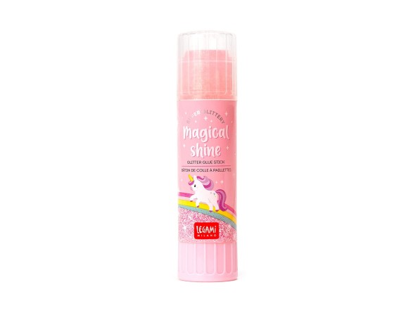 Legami - Colla Stick con Glitter, Colla per Lavoretti e Fai da te, 15 g, Glitter Rosa unicorn unicorno