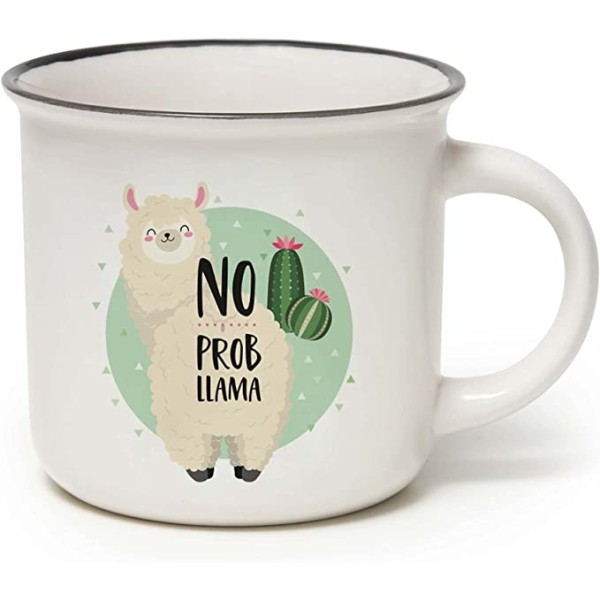 Legami Cup-Puccino Llama Tazza, Porcellana Bone...