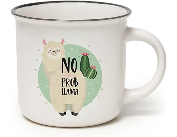 Legami Cup-Puccino Llama Tazza, Porcellana Bone China, Multicolore