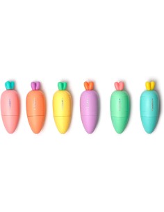 Legami HC0001 Set di 6 Mini Evidenziatori, Carrate Team,...