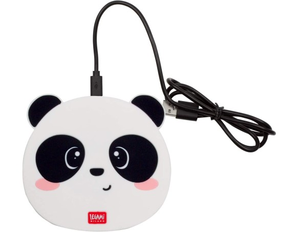 Legami Super Fast 40032431 Caricabatterie Wireless per Smartphone, Multicolore (Panda)