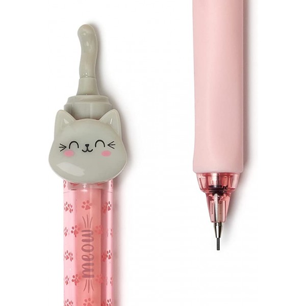 Legami - Portamine, Meow, Ø 1,2 cm, 1 Mina 0,7...