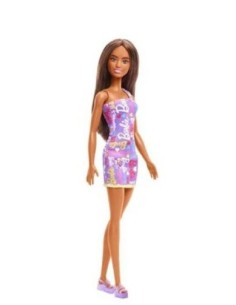 Mattel Barbie Flower Dresses Purple