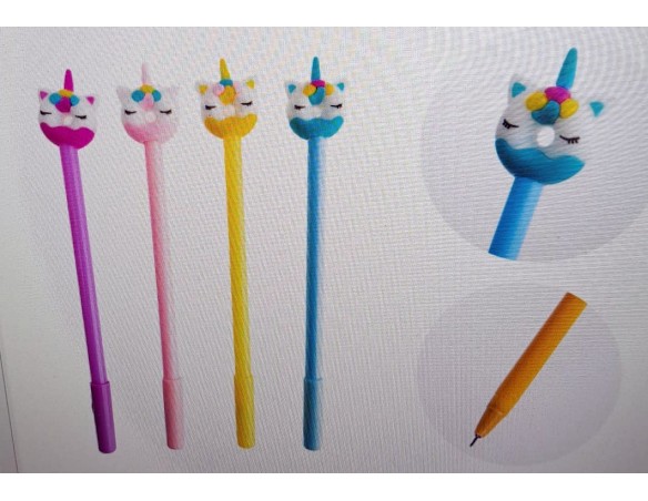 Penna cancellabile unicorn unicorno hc23