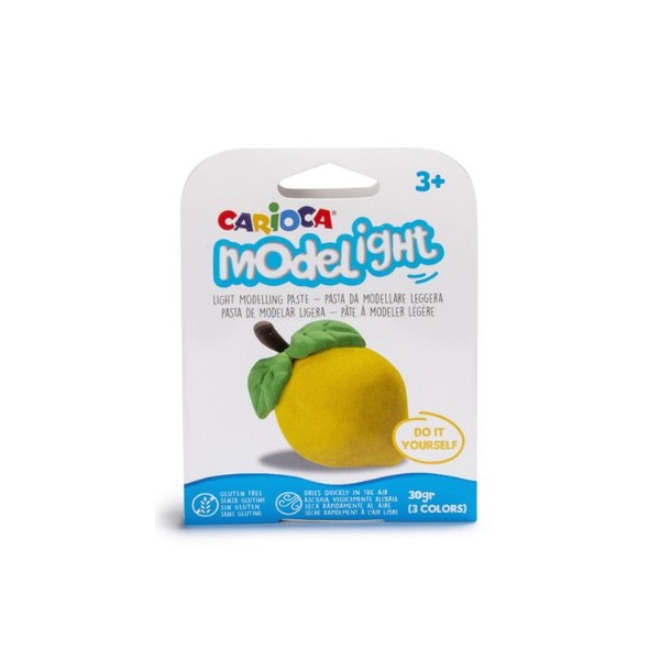 PASTA PER MODELLARE LEGGERA CARICA 30gr LIMONE