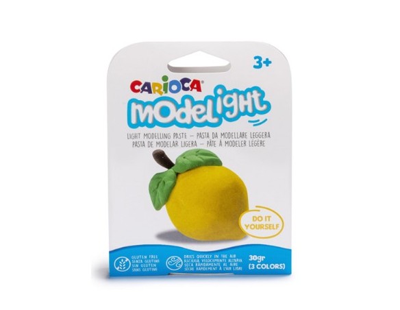 PASTA PER MODELLARE LEGGERA CARICA 30gr LIMONE