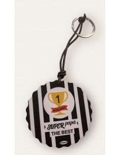 Portachiavi altezza 7 cm spessore 8 mm juve juventus (...