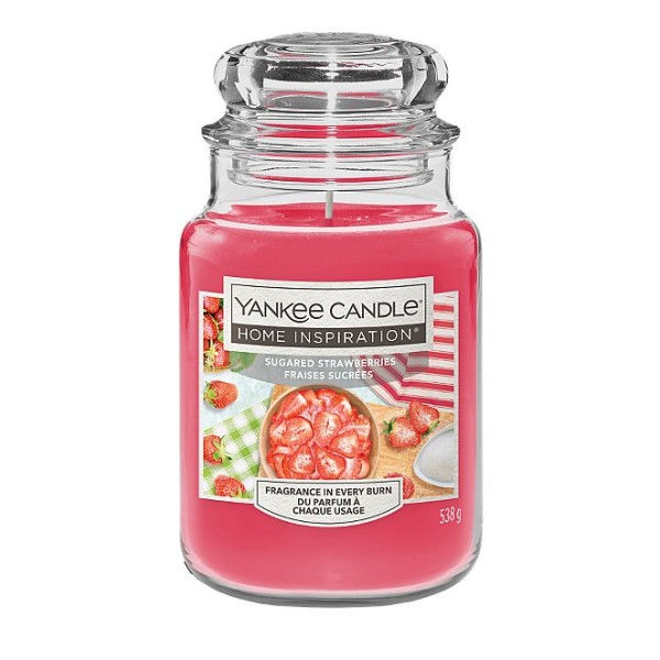 Yankee Candle Sugared strawberries Fragole...