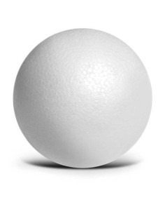 SFERA PALLINA IN POLISTIROLO ESPANSO - DIAMETRO CM. 14 -...