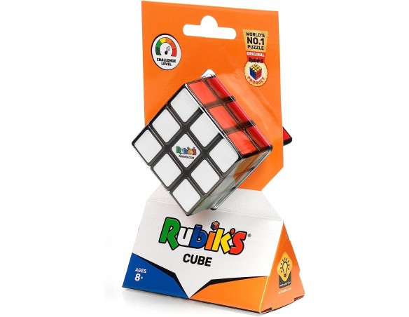Rubik's, Spin Master, Il Cubo Rubik Classico 3X3, L'Originale, per Bambini dagli 8+, Rompicapo Professionale a cobinazione di C