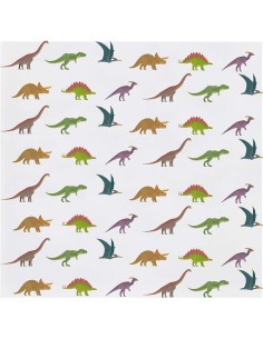 20 Mini tovaglioli di Carta Grandi Dinosauri