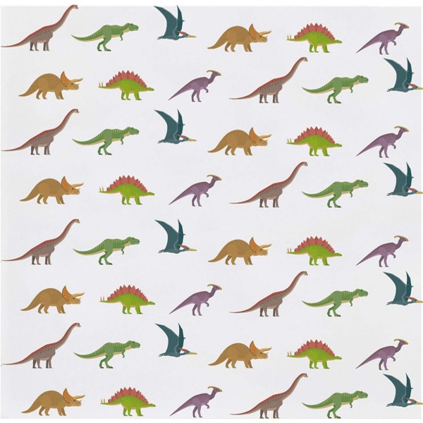 20 Mini tovaglioli di Carta Grandi Dinosauri