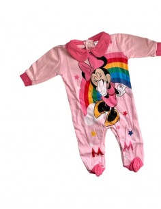 Tutina manica lunga con bavetta cotone neonata femmina... 2