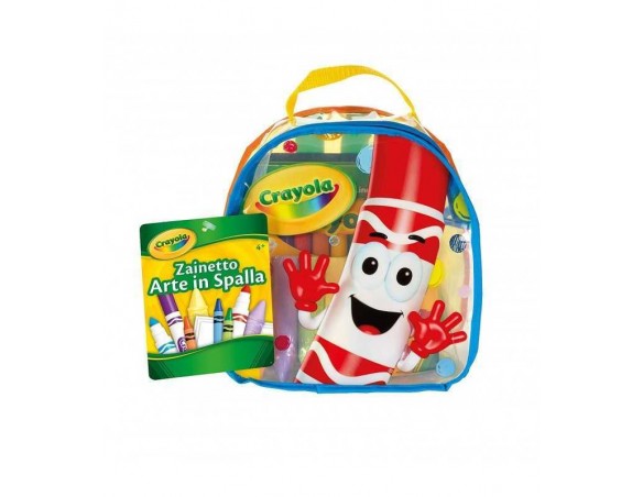 CRAYOLA- BINNEY & Smith Zainetto Arte in Spalla Scuola Cartoleria, Multicolore, 04-5355