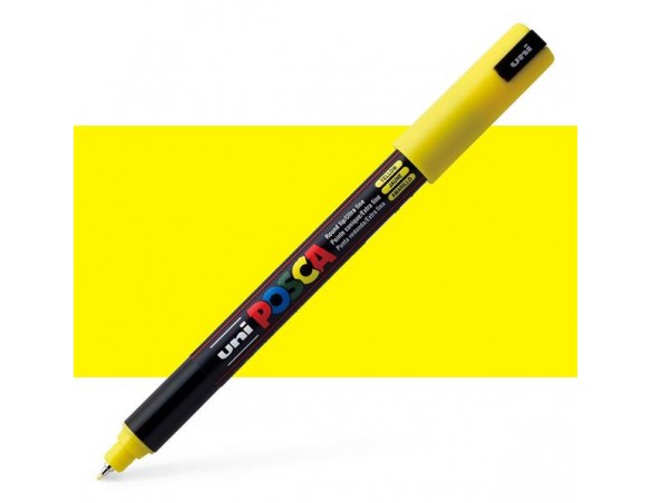 UNIPOSCA GIALLO PUNTA EXTRA FINE 0.7MM UNI POSCA 07 0.7mm