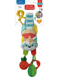 Clementoni- Easy-Peasy Soft Racoon-Procione Morbido... 2