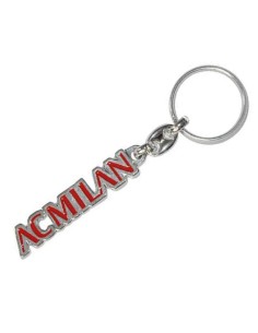 PORTACHIAVI IN METALLO con scritta LOGO UFFICIALE MILAN 1130