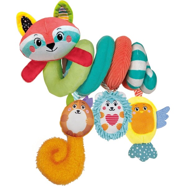 Clementoni- Soft Happy Animals-Spirale,...