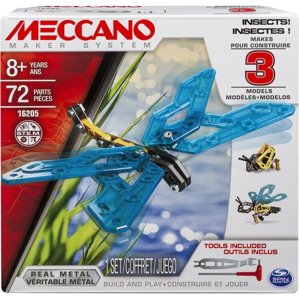 MECCANO 6033321 - Multi Modello da 3 - Insetti,...