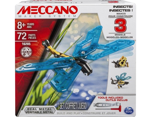 MECCANO 6033321 - Multi Modello da 3 - Insetti, 72 pz.