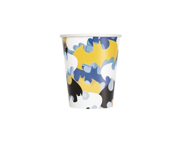 Bicchieri di carta 270ml Batman 8pz