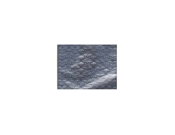 STELLE CHIUDI PACCO ARGENTO ADESIVE 18X18 MM