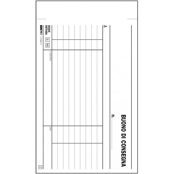 BUONO CONSEGNA E 5199 CT 10X17  33*3C