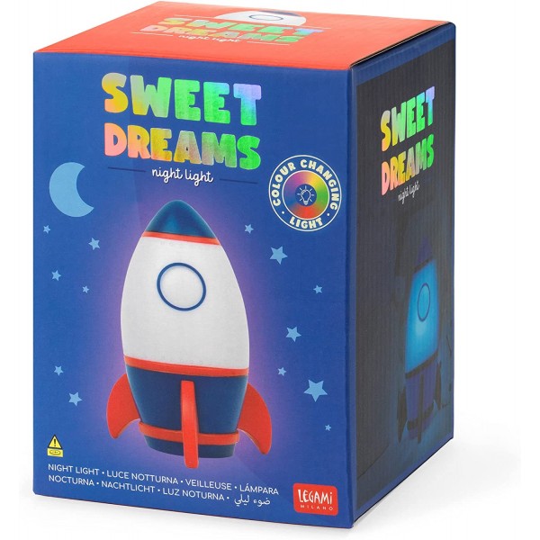 Legami - Luce notturna per Bambini, 4 Colori,...