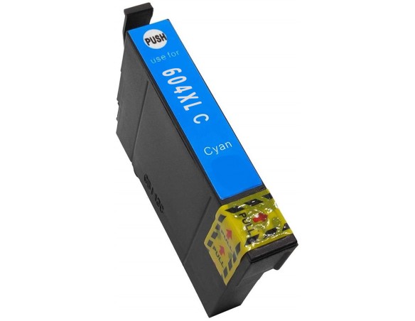 Cartuccia Epson T 604 XL Ciano Cartuccia Compatibile per XP-2205,3200,WF-2910,2930,2935