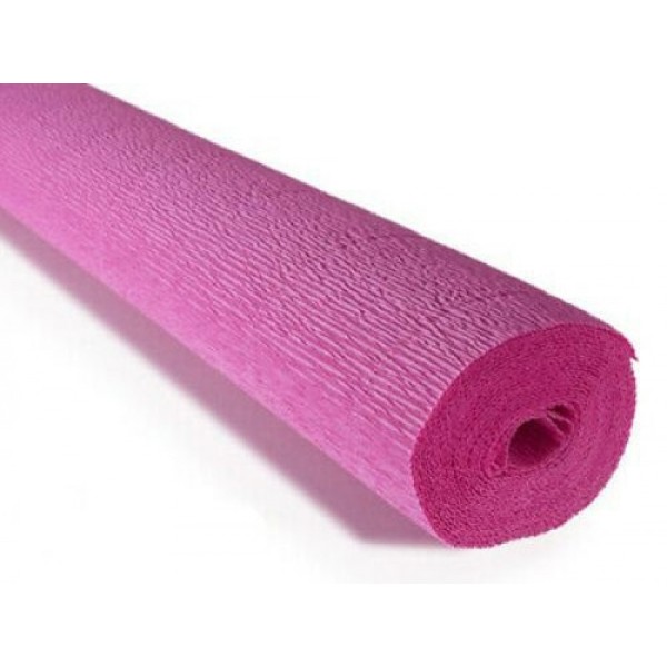 CARTA CRESPA MAGENTA FABRIANO  180g,5X2,5M...