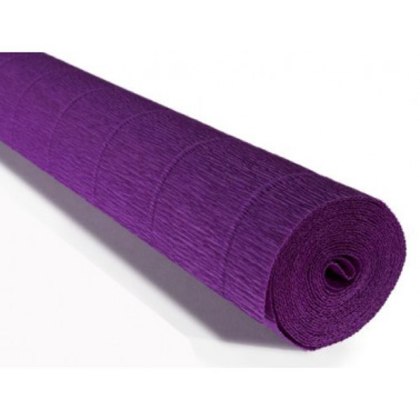 CARTA CRESPA VIOLA 180G 0,5X2,5M RIGIDA