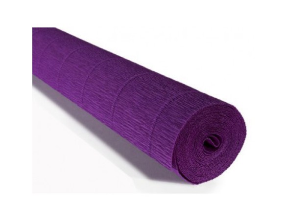 CARTA CRESPA VIOLA 180G 0,5X2,5M RIGIDA