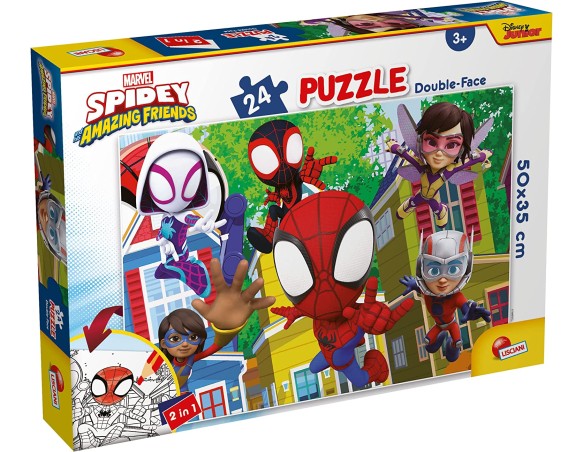 Lisciani Giochi Marvel Puzzle DF plus 24 Spidey - This is a team! 99665