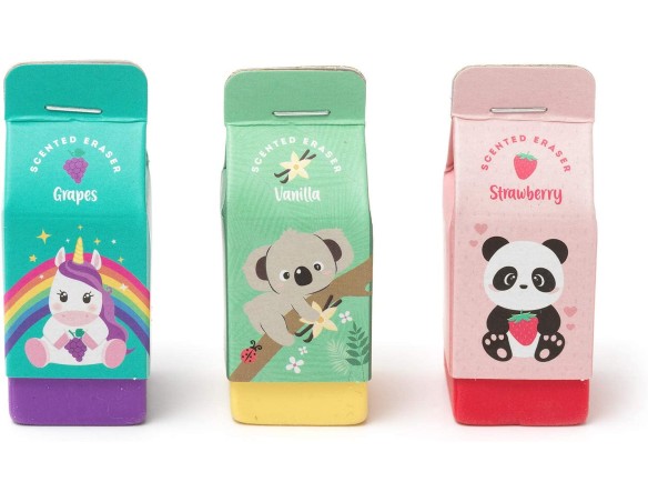 Legami - Yummy Yummy, Set di 3 Gomme Profumate, 2,7x6 cm, al Profumo di Uva